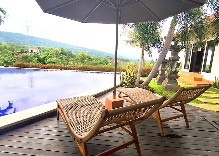 Villa Private Full - The Dharma Mountain, Sea & Sunset View Lovina Beach